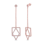 1 CTW-DIA EARRING