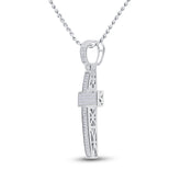 1/2CT-DIA CROSS CHARM