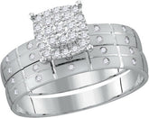 1/4CTW-DIA FASHION TRIO SET