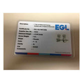 14kt White Gold Unisex Round Diamond Solitaire Stud Earrings 1/2 Cttw