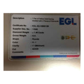 14kt Yellow Gold Unisex Round Diamond Solitaire Stud Earrings 1-3/8 Cttw