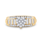 1/2CTW CINDY HEART RING