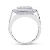 1/2CT-DIA MICRO-PAVE MENS RING