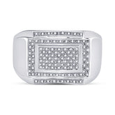 1/5CTW-DIA MICRO-PAVE MENS RING