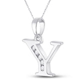 1/20CTW-DIA "" Y "" PENDANT