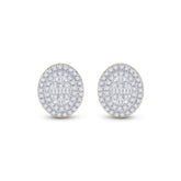 3/8CTW-DIA CN ROUND SHAPE EARRING