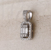 1/2CT-DIA ANA M DIANA RECTANGLE PENDANT