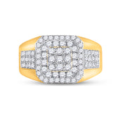 1 1/4CT-DIA CN MENS RING