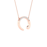 1/20CTW-DIA P1P2 LADIES INITIAL "C" NECKLACE