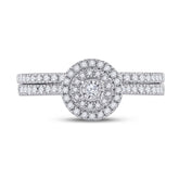 1/3CT-DIA CN MICRO-PAVE BRIDAL SET