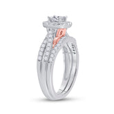 1 CT-DIA ANA M 1/3CT-CPR BELLISSIMO BRIDAL SET