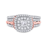 1 CT-DIA ANA M 1/3CT-CPR BRIDAL SET