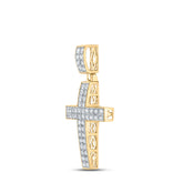 1CTW-DIA CN CROSS MENS CHARM