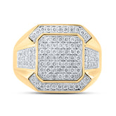 1 CTW-DIA CN MENS RING
