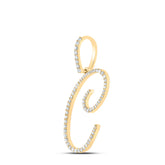 3/8CTW-DIA P1 INITIAL "C" GIFT PENDANT