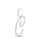 3/8CTW-DIA P1 INITIAL "C" GIFT PENDANT