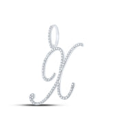 5/8CTW-DIA P1 INITIAL "X" GIFT PENDANT