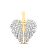 1CTW-DIA NK HEART PENDANT