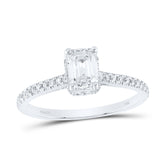 1CTW-DIA ANA M 3/4CT-EM ENGAGEMENT RING