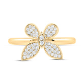 1/4 CTW DIA NK BUTTERFLY FASHION RING