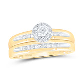 1/2CTW-DIA NK ROUND TRIO SET