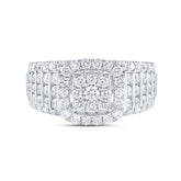 1 5/8CTW-DIA CN CUSHION FASHION BRIDAL RING