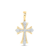 1/3CTW DIA NK FASHION CROSS PENDANT
