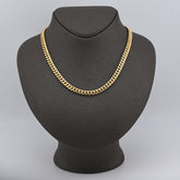 6MM 10k Yellow Gold 18.6 grams Miami Cuban Chain Mens Womens Necklace 20 Inches