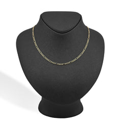 Fine 10k Yellow Gold 3MM Figaro Chain 20 Inches Mens Womens 3.2 grams Necklace