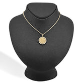 10k Yellow Gold 0.24CT Natural Diamond Round Medallion Memory Pendant 3.8g Charm