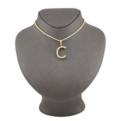 925 Silver Real Natural Diamonds 2 Grams All Initial Alphabets Pendant Letter Charm