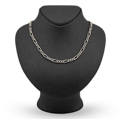 10k Yellow Gold 7.50CTW Pure Diamond 5.5MM ICED Figaro Chain 20In 19.6g Necklace