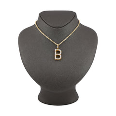 925 Silver Real Natural Diamonds 2 Grams All Initial Alphabets Pendant Letter Charm