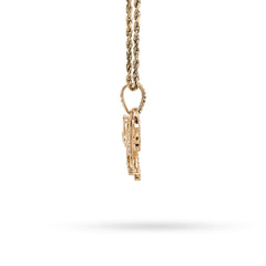 10k Yellow Gold 1CTW Natural Diamond "Deja" Name Letter Pendant 3g Custom Charm