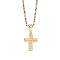 Pure 10k Yellow Gold Religious Cross Charm Pendant 1.2g Unisex Adults Charm