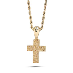 10k Yellow Gold Religious Crucifix Cross Pendant 1.5g Unisex Adults Charm