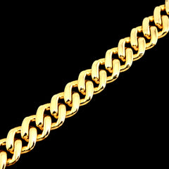 10k Yellow Gold Men 5.35CTW Natural Diamond Cuban Bracelet 32g 8 Inch Armlet