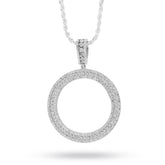 925 Silver 1.9 CTW Natural Diamond Round Picture Memory Pendant 16g Charm