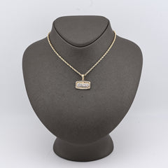 10k Yellow Gold 0.34CTW Natural Diamond Last Supper Apostles Pendant 4.2g Charm