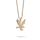 Pure 10k Yellow Gold Eagle Pendant 2g Unisex Adults Charm