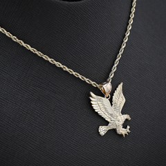 Pure 10k Yellow Gold Eagle Pendant 2g Unisex Adults Charm