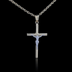 10k Yellow Gold Crucifix Cross Pendant 1.4g Religious Mens Charm
