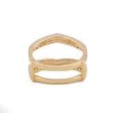 14k Yellow Gold 1.04CTW Lab Diamond Women Engagement Ring 5.4gm