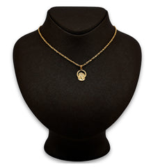 Pure 10k Yellow Gold Womens Jesus Pendant Religious 0.9g Charm