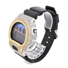 Casio G-Shock 4 CTW Natural Diamond Iced Digital Watch – 3 Colors