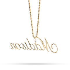 10k Yellow Gold 1.5CTW Natural Diamond Custom "Madison" Name Pendant 5g Charm