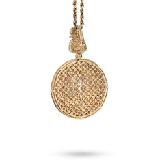 10k Yellow Gold 3.5CTW Round/Baguette Diamond "Forever Rich" Tree Pendant 15.4gm