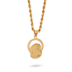 Pure 10k Yellow Gold Womens Jesus Pendant Religious 0.9g Charm