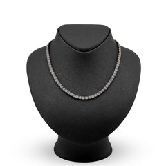 4.5MM 10k Yellow Gold 5 CTW Natural Diamond Tennis Chain 20 Inch 21.9gm Necklace