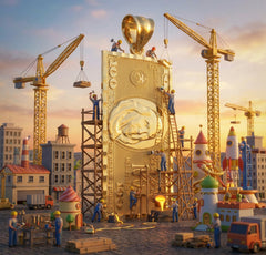 Pure 10k Yellow Gold One Hundred Dollar Bill Pendant 1.9g Money Charm For Mens